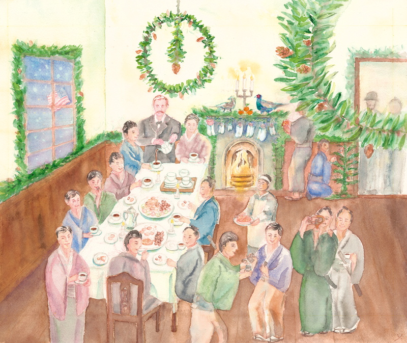 ��i�b�N���X�}�X�̗l�q